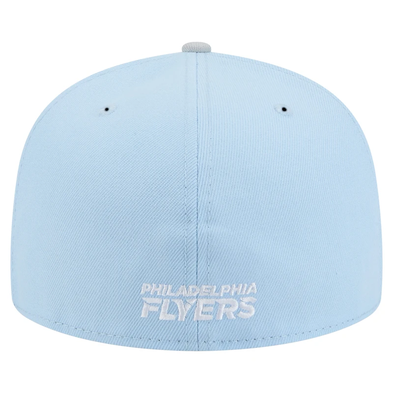 Men's New Era  Light Blue/Gray Philadelphia Flyers Color Pack Two-Tone 59FIFTY Fitted Hat