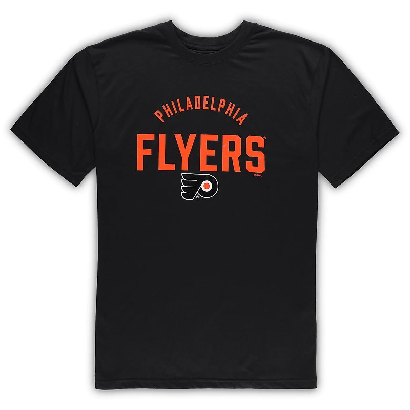 Ensemble de détente pour homme Flyers Philadelphie noir/gris chiné Big & Tall T-shirt et pantalon