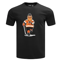 T-shirt noir avec mascotte des Flyers de Philadelphie Pro Standard pour hommes
