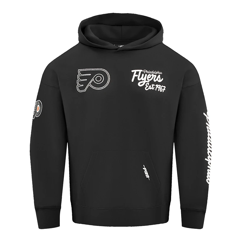 Sweat à capuche noir Pro Standard pour homme avec inscription Paint the City des Flyers de Philadelphie