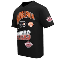 Men's Pro Standard Black Philadelphia Flyers Turn It Up T-Shirt