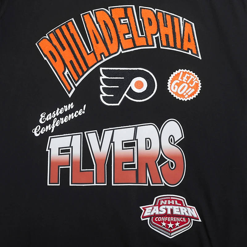 Men's Pro Standard Black Philadelphia Flyers Turn It Up T-Shirt