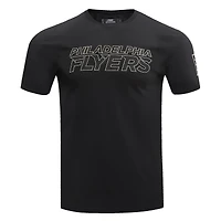 Men's Pro Standard Black Philadelphia Flyers Wordmark T-Shirt