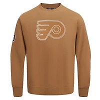 Sweat-shirt à enfiler Paint the City pour homme Pro Standard Brown des Flyers de Philadelphie