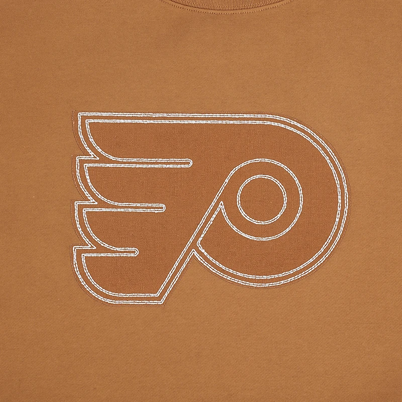 Sweat-shirt à enfiler Paint the City pour homme Pro Standard Brown des Flyers de Philadelphie