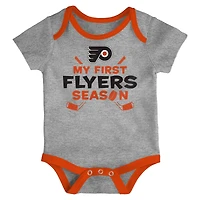 Newborn & Infant Philadelphia Flyers Legend Three-Piece Bodysuit Set