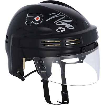 Casque mini noir autographié par Noah Cates des Flyers de Philadelphie