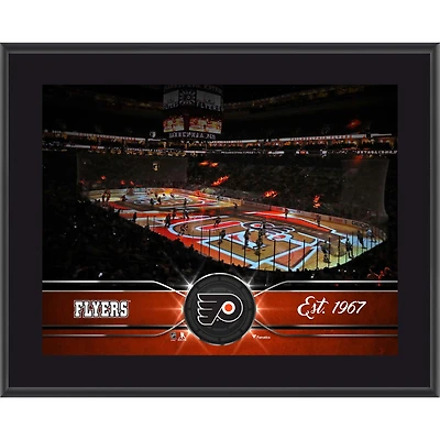 Plaque d'équipe sublimée des Flyers de Philadelphie 10,5" x 13"