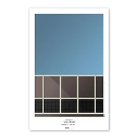 Philadelphia Flyers 11" x 17" Minimalist Stadium Poster Print