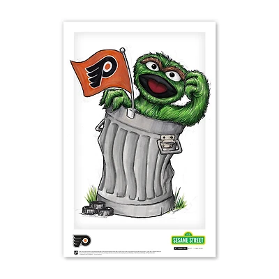 Philadelphia Flyers 11" x 17" Sesame Street Print