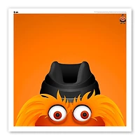 Philadelphia Flyers 12" x 12" Gritty Poster Print