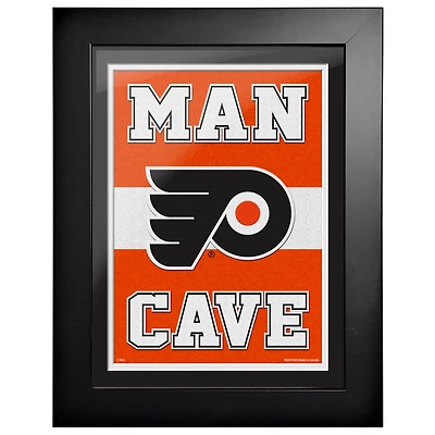 Philadelphia Flyers - 12'' x 16'' Man Cave Framed Artwork