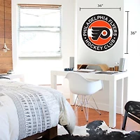 Philadelphia Flyers - 36'' x 36'' Team Repositional Stripe Design Vinyl Wall Decal