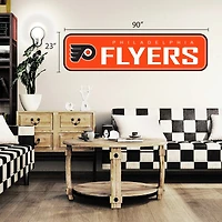 Flyers de Philadelphie - 90'' x 23'' Team Repositional Long Design Wall Decal