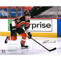 Photographie de patinage rétro inversée autographiée par les Flyers de Philadelphie, 16" x 20"