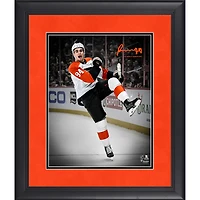 Porter Martone Philadelphia Flyers Framed 11" x 14" Spotlight Photograph - Facsimile Signature
