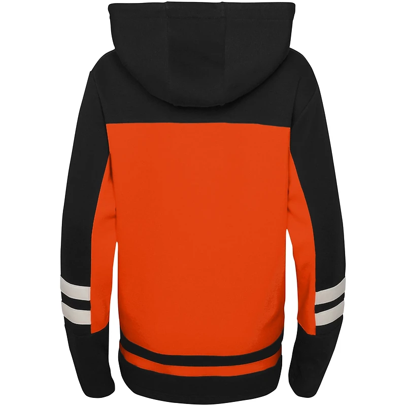 Sweat à capuche lacets et col en V orange pour enfants d'âge préscolaire des Flyers de Philadelphie, Ageless Revisited