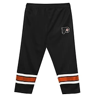 Preschool Outerstuff Orange/Black Philadelphia Flyers Denting the Net Long Sleeve T-Shirt and Pants Set