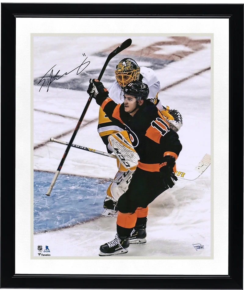 Travis Konecny Philadelphia Flyers Autographed 16" x 20" Goal Celebration Photograph