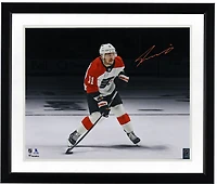 Travis Konecny Philadelphia Flyers Autographed 16" x 20" White Shooting Spotlight Photograph