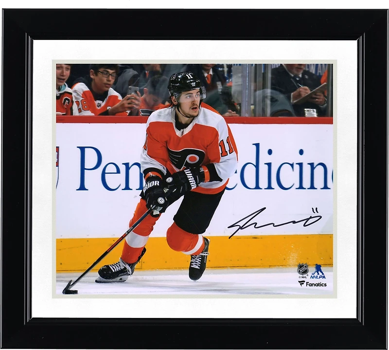 Travis Konecny Philadelphia Flyers Autographed 8" x 10" Orange Jersey Skating Photograph