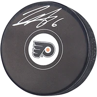 Rondelle de hockey autographiée par Travis Sanheim des Flyers de Philadelphie