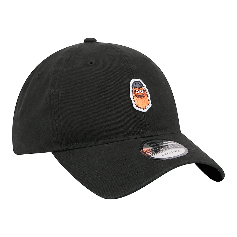 Unisex New Era Black Philadelphia Flyers Mascot Patch 9TWENTY Adjustable Hat