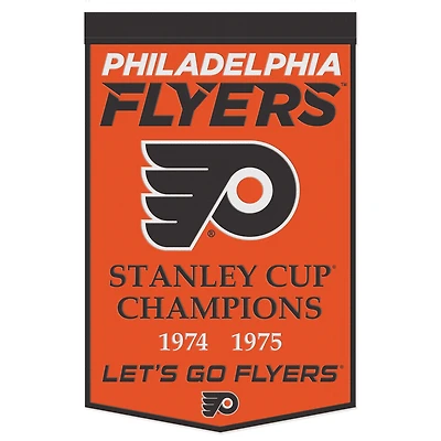 WinCraft Philadelphie Flyers 24" x 38" Championship Banner