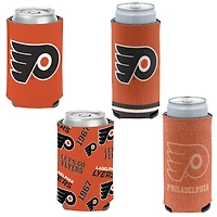 WinCraft Flyers de Philadelphie, paquet de 4, 12 oz. Ensemble refroidisseur de canettes et de canettes minces