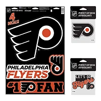 Pack de décalcomanies WinCraft Philadelphia Flyers