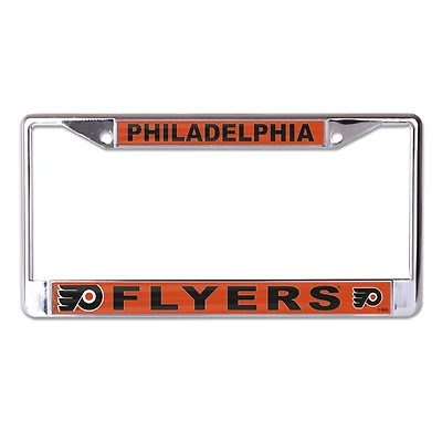 Cadre de plaque d'immatriculation en métal découpé au laser WinCraft Philadelphia Flyers