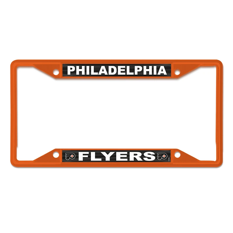 Cadre de plaque d'immatriculation WinCraft Philadelphia Flyers