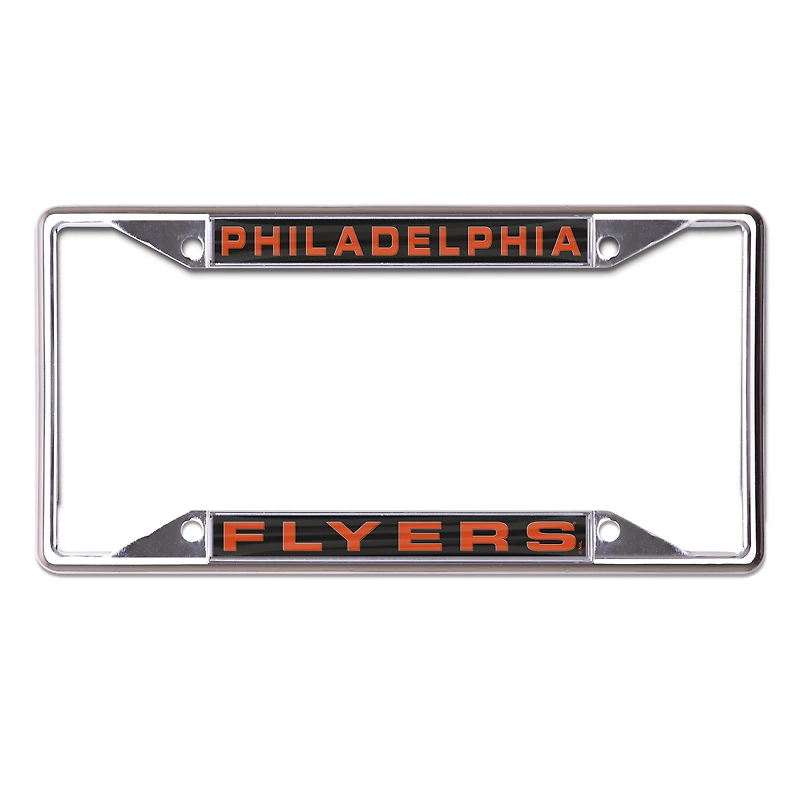 Cadre de plaque d'immatriculation en métal WinCraft Philadelphia Flyers