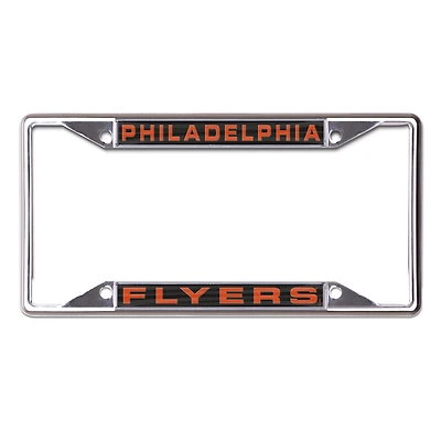 Cadre de plaque d'immatriculation en métal WinCraft Philadelphia Flyers