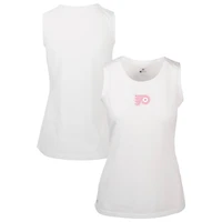 Débardeur blanc pour femme avec logo Macy Core la fête des mères Philadelphia Flyers de Levelwear
