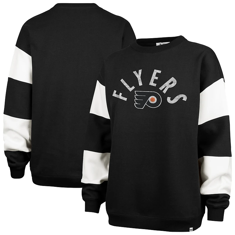 Sweat-shirt à capuche noir '47 Philadelphia Flyers Eephus Barred pour femme