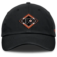 Casquette ajustable authentique Pro Rink des Flyers de Philadelphie pour femmes Fanatics noire
