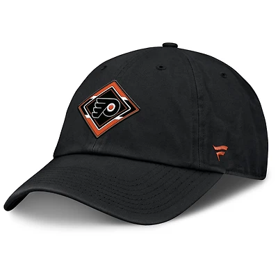 Women's Fanatics Black Philadelphia Flyers Authentic Pro Rink Adjustable Hat