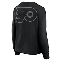 Women's Fanatics  Black Philadelphia Flyers Elements Flow Pullover Sweatshirt
