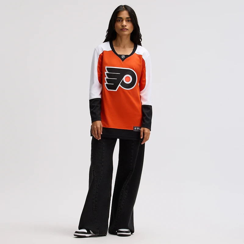 Women's Fanatics Burnt Orange Philadelphia Flyers Home Breakaway Jersey