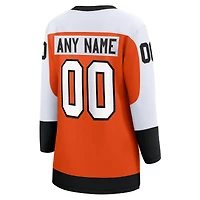 Maillot personnalisé Fanatics Burnt Orange Philadelphia Flyers Home Premier Breakaway pour femmes