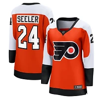 Maillot de joueur échappé à domicile des Fanatics Nick Seeler Flyers Philadelphie, orange, pour femmes