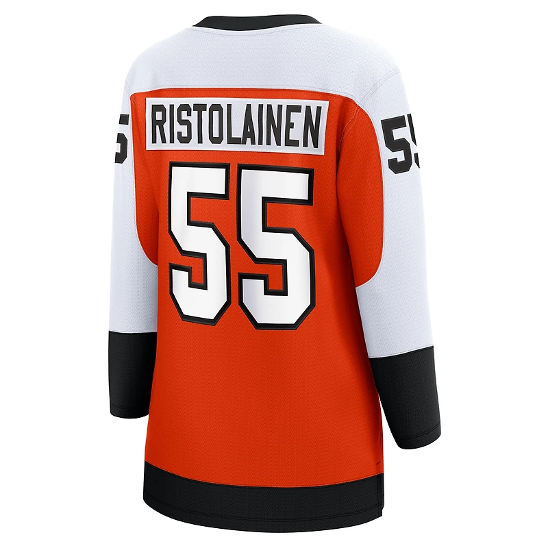 Women's Fanatics Rasmus Ristolainen Orange Philadelphia Flyers Home Breakaway Player Jersey