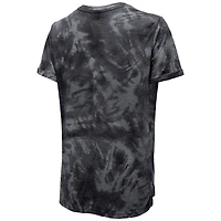 Majestic Threads - T-shirt noir à motif tie-dye pour femme des Flyers de Philadelphie