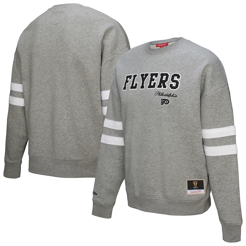 V100492 Flyers NHL Mitchell & Ness SP25 T-shirt léger à col ras du cou pour femme SWTLADCRW FC10147-PFLGYHT #3