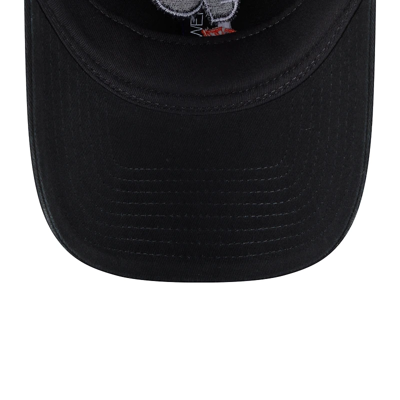 Casquette ajustable New Era noire pour femme, style preppy, équipe Philadelphia Flyers 9TWENTY