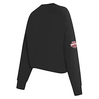 Women's Pro Standard Black Philadelphia Flyers Mascot Crewneck Pullover Sweatshirt