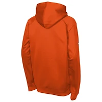 Sweat à capuche raglan authentique Pro Rink des Flyers de Philadelphie orange pour jeunes fanatiques