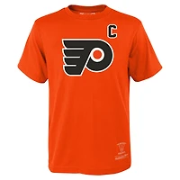 T-shirt orange avec nom et numéro des Flyers de Philadelphie Mitchell & Ness Eric Lindros pour jeunes