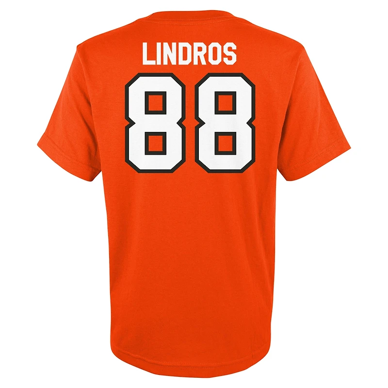 T-shirt orange avec nom et numéro des Flyers de Philadelphie Mitchell & Ness Eric Lindros pour jeunes